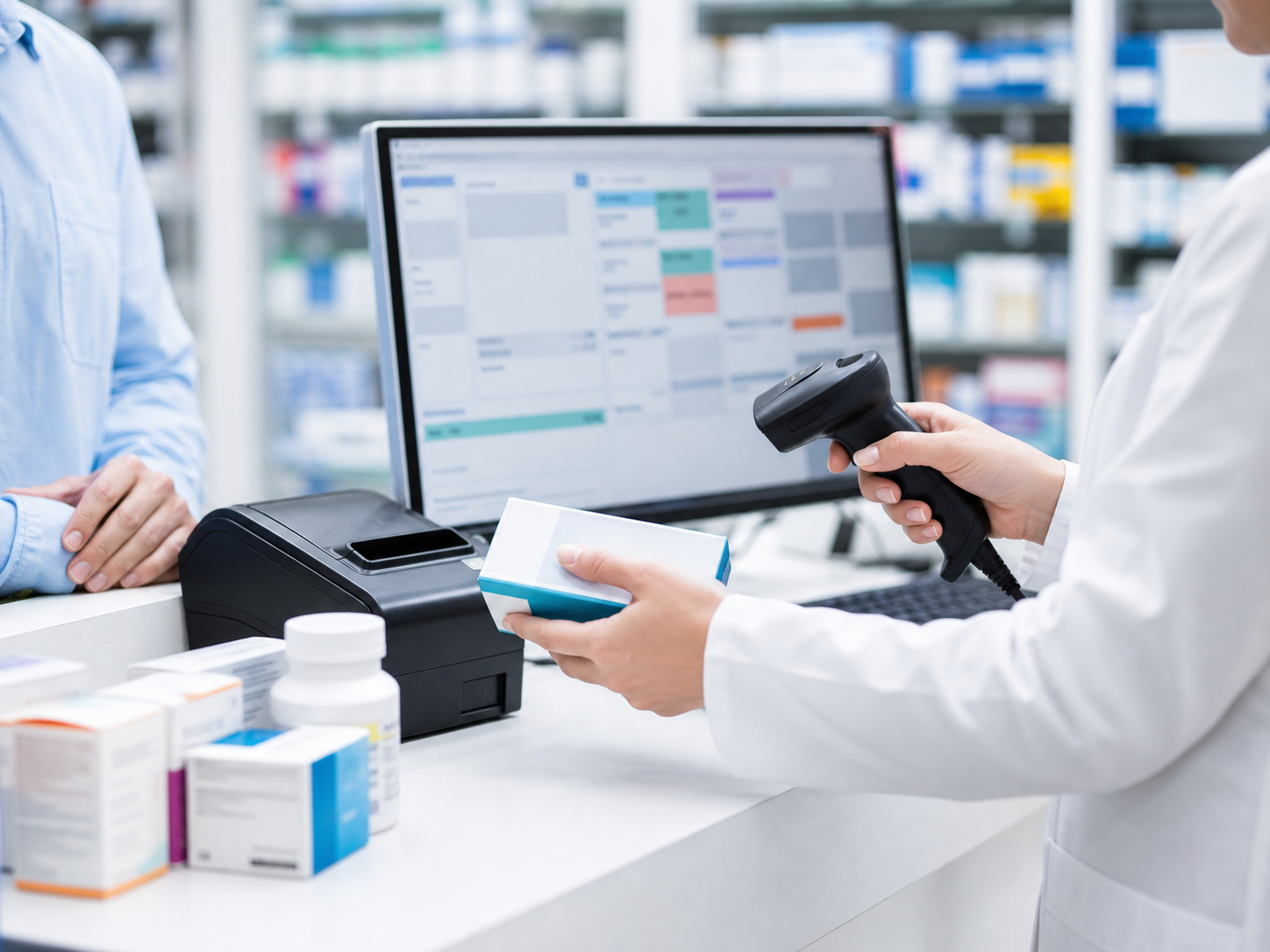 Venta en farmacia moderna